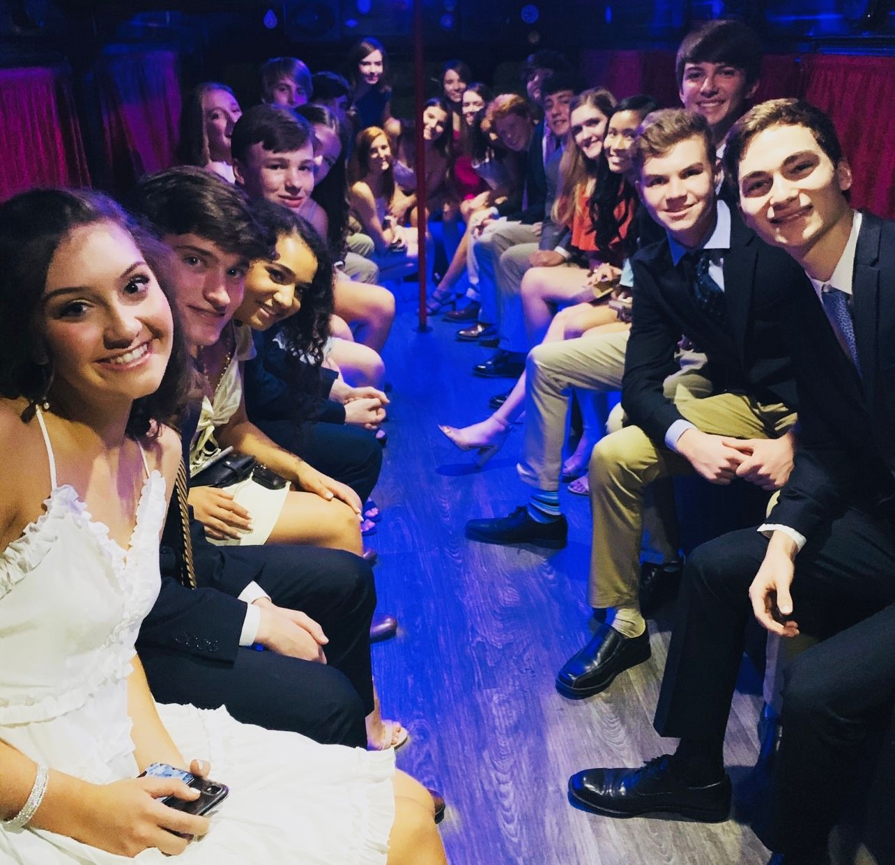 graduation party bus rentals Austin, TX